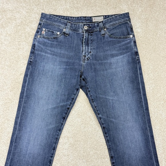 AG Adriano Goldschmied Everett Jeans Mens 30x34 Blue Denim 360 Slim Straight - Picture 2 of 14